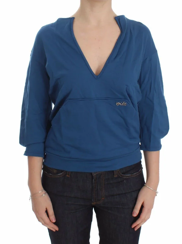 Relaxed-Fit Unisex Clothing Options Get The Latest Trends Exte Cotton Top Pullover Deep V-neck Women Women's Sweater Relaxed-Fit Unisex Clothing Options Get The Latest Trends Exte Cotton Top Pullover Deep V-neck Women Women's Sweater