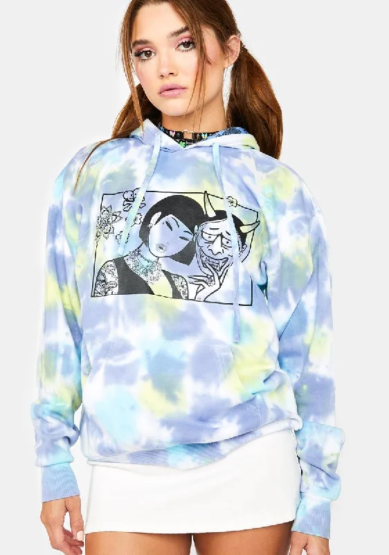 Oversized Unisex Apparel For Effortless Style Imeless Style Demonized Pullover Hoodie Oversized Unisex Apparel For Effortless Style Imeless Style Demonized Pullover Hoodie