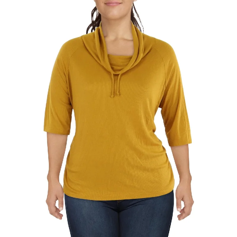 Fashion-Forward Gender-Neutral Outerwear Special Offer For You Plus Womens Textured Cowl Neck Pullover Top Fashion-Forward Gender-Neutral Outerwear Special Offer For You Plus Womens Textured Cowl Neck Pullover Top