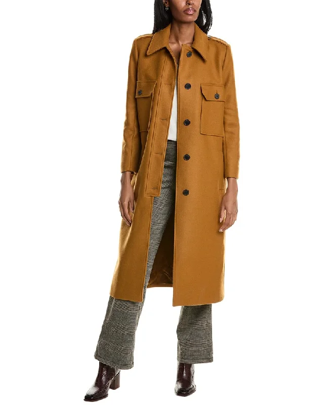 ba&sh Wool-Blend Coat