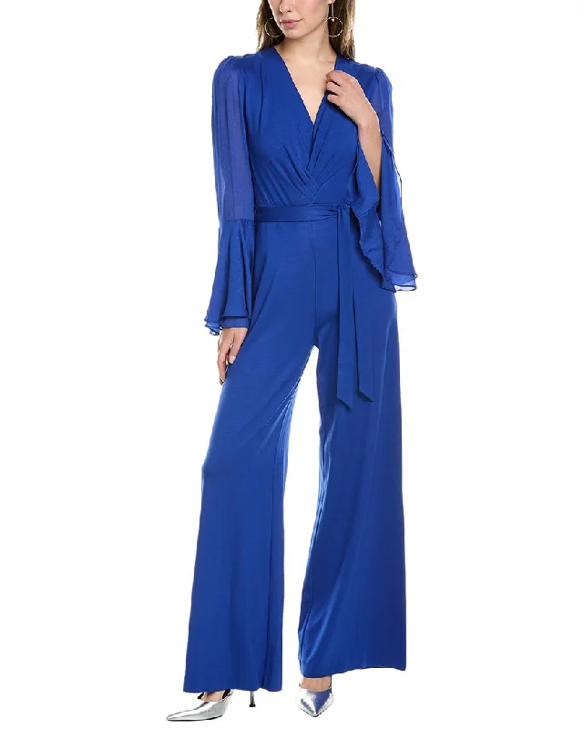 Diane von Furstenberg Shing Silk-Blend Jumpsuit