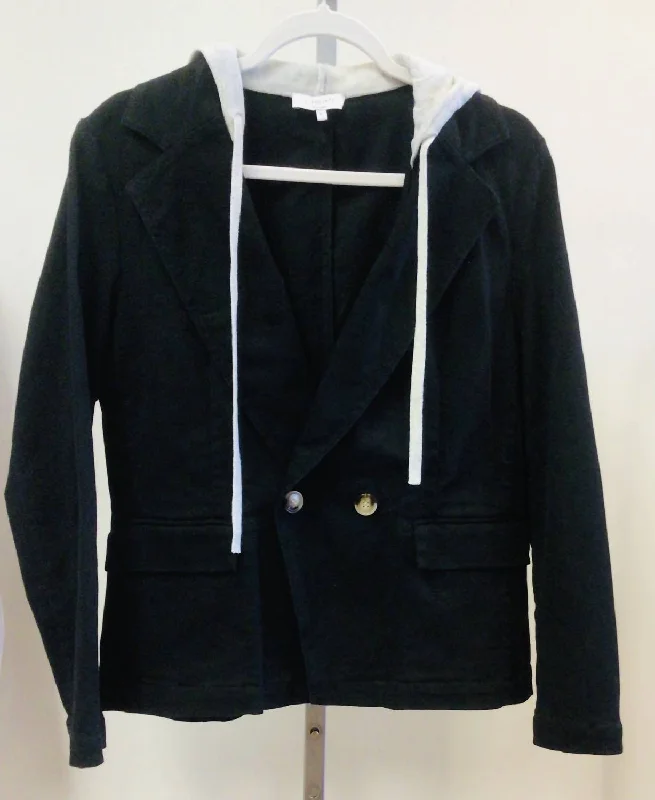 Hooded Blazer In Black