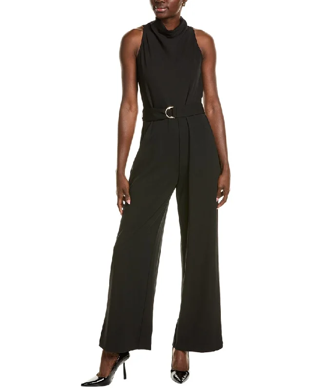 Anne Klein High Cowl Neck Jumpsuit