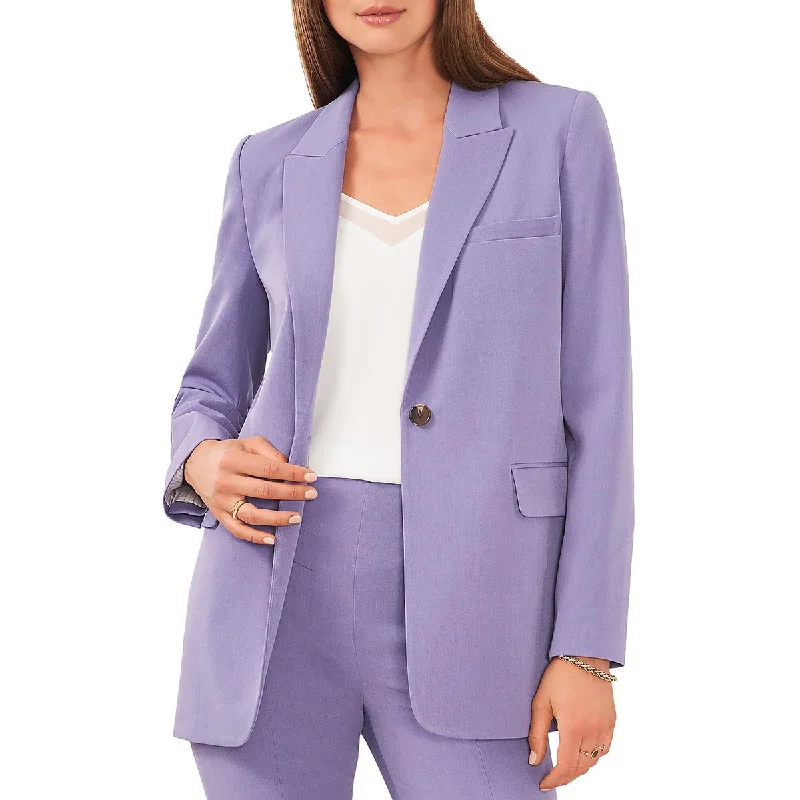 Womens Suit Separate Office One-Button Blazer