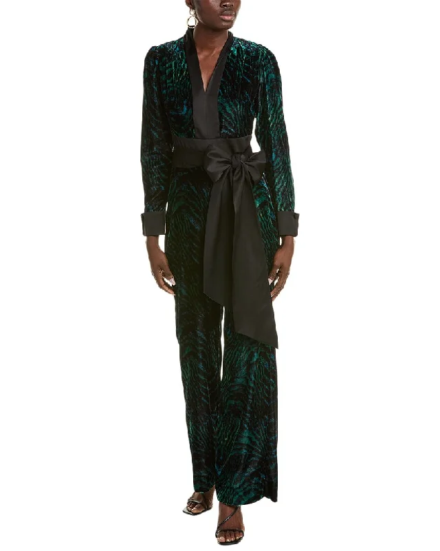 Diane von Furstenberg Vegas Velvet Jumpsuit