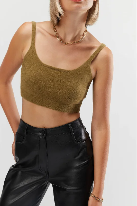 End Of Season Clearance Fashionable Women's Clothing SWEATER BRALETTE