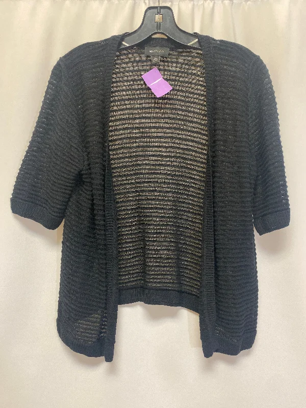Break Fashion Norms Black Cardigan Ab Studio, Size L