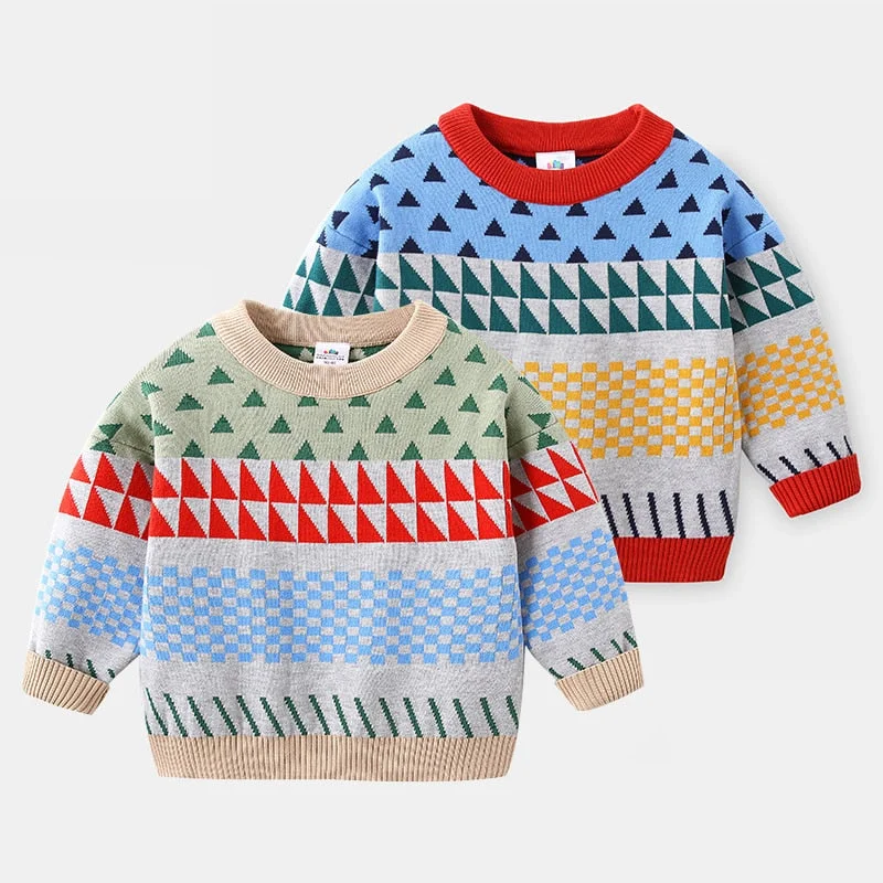 Latest Fashion Women's Clothing For Outdoor Events Color Splash Sweater