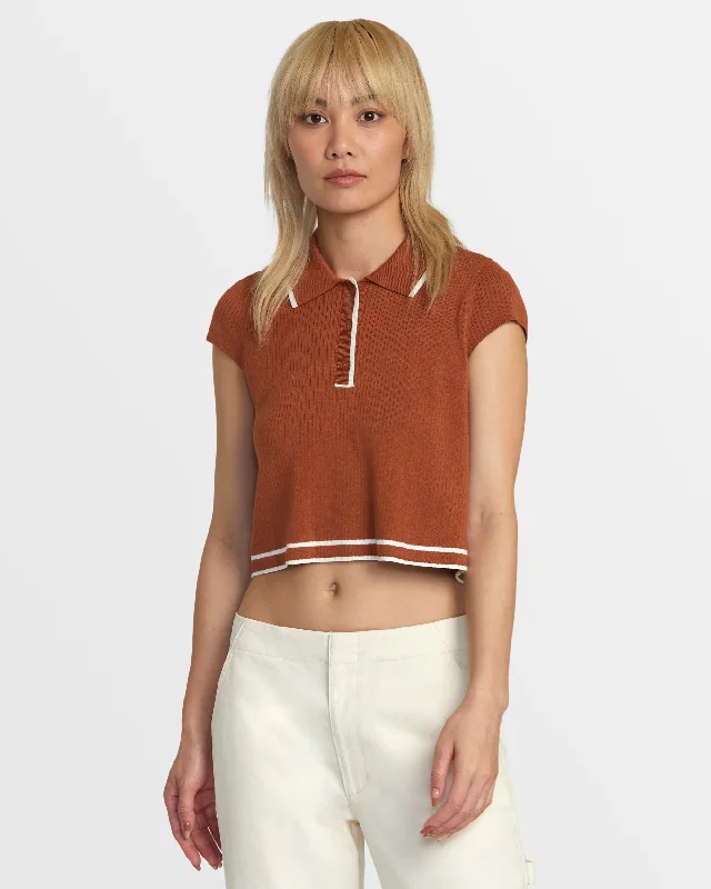 Modern Women's Fashion Jules Sweater Top - Mocha Bisque