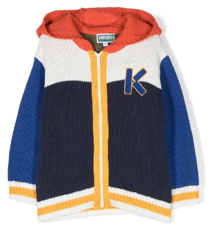 Wardrobe Refresh Women's Active Clothing Kenzo Kids Zip-Up Hooded Sweater - 6Y