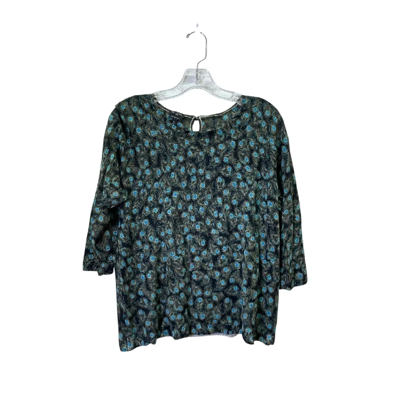 Spring Fling Sale Sweater By Talbots In Aqua, Size:2X