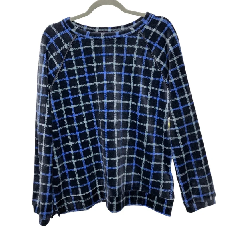 Limited Styles Sweater By Cuddl Duds In Navy, Size:M
