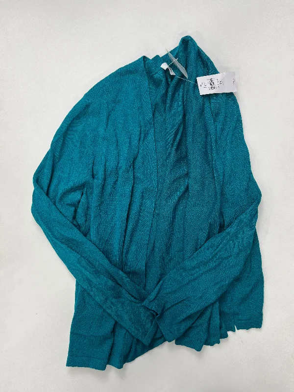 From Casual To Classy Teal Sweater Cardigan J Jill, Size 1x