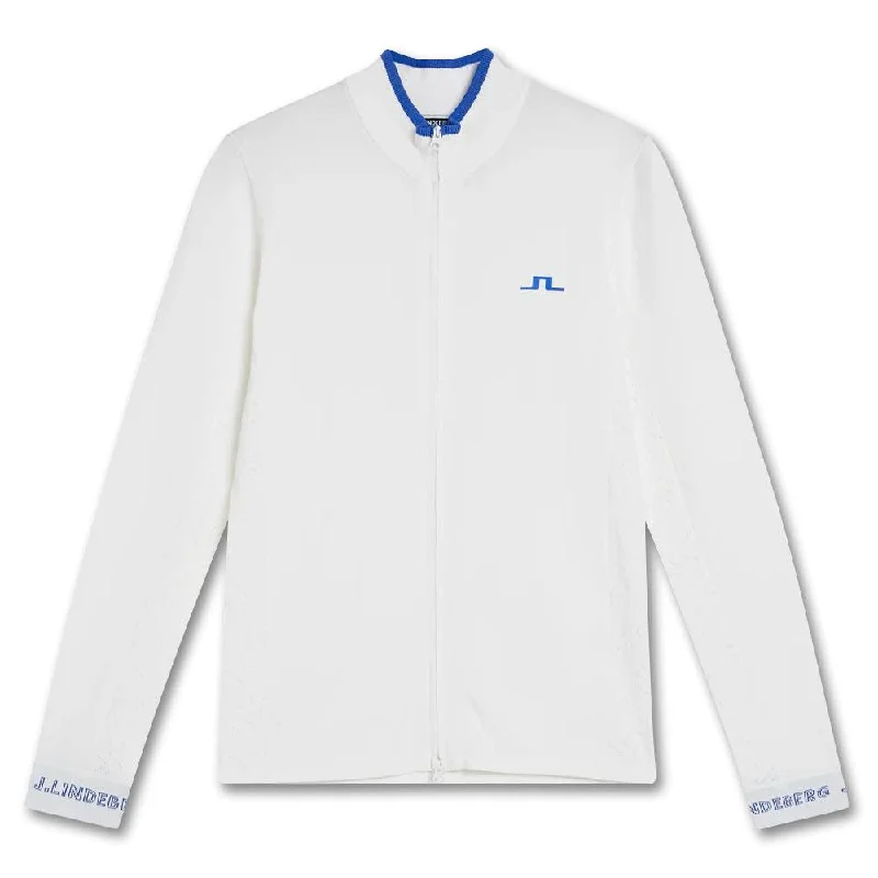 Quick Grab Deals Women's Casual Wear Clothes J.Lindeberg Almaida Knitted Golf Sweater White - FW23 Women Quick Grab Deals Women's Casual Wear Clothes J.Lindeberg Almaida Knitted Golf Sweater White - FW23 Women
