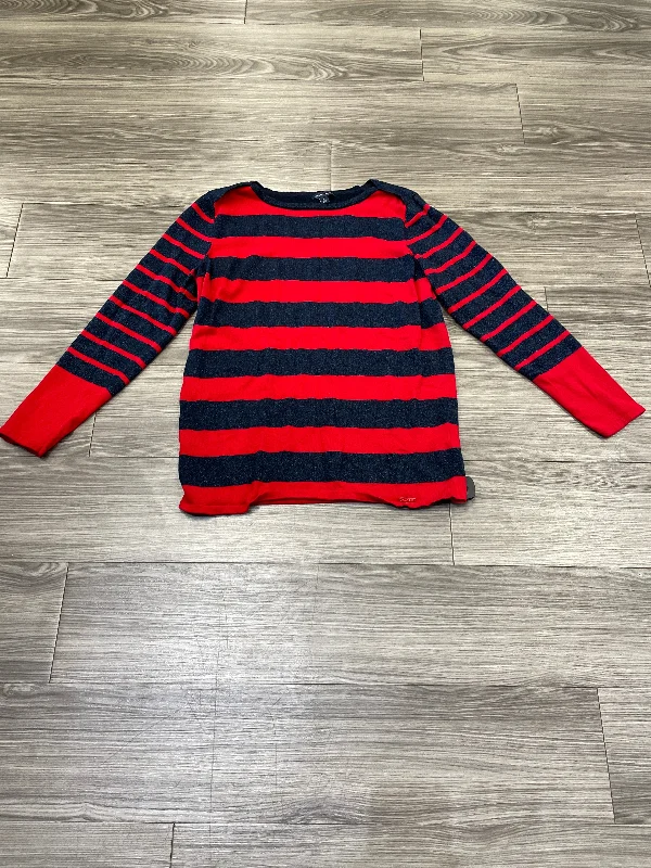Effortless Style, Endless Impact Striped Pattern Sweater Tommy Hilfiger, Size Xl
