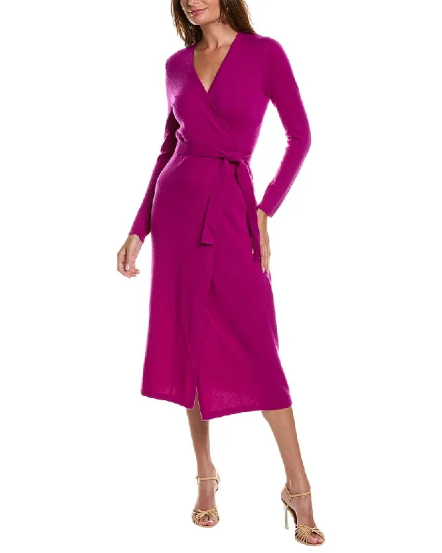 Diane von Furstenberg Astrid Wool & Cashmere-Blend Wrap Dress