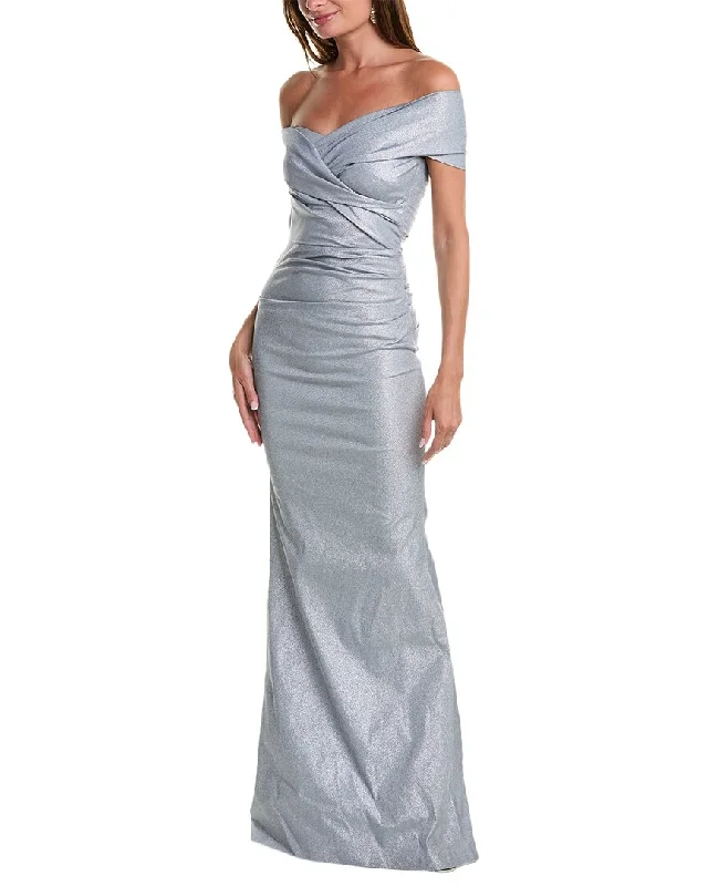 Teri Jon by Rickie Freeman Ruched Gown