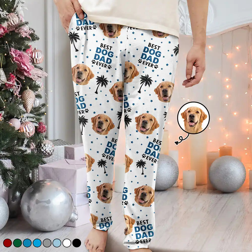 Custom Photo Best Dog Cat Pet Ever - Personalized Pajama Pants