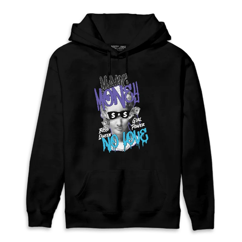 Sleek And Comfortable Unisex Wear Huge Price Cut NastyJamz Aqua 6s Hoodie Match Make Money No Love