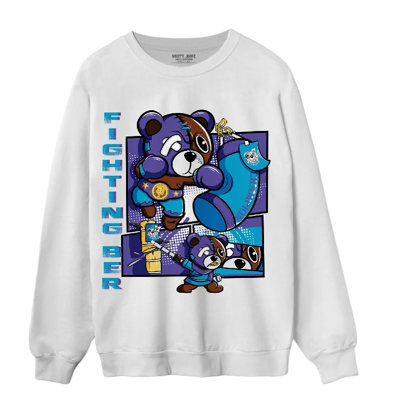 Versatile Gender-Free Wardrobe Essentials Chic & Cozy Collection NastyJamz Aqua 6s Sweatshirt Match BER Fighting Boxing Versatile Gender-Free Wardrobe Essentials Chic & Cozy Collection NastyJamz Aqua 6s Sweatshirt Match BER Fighting Boxing