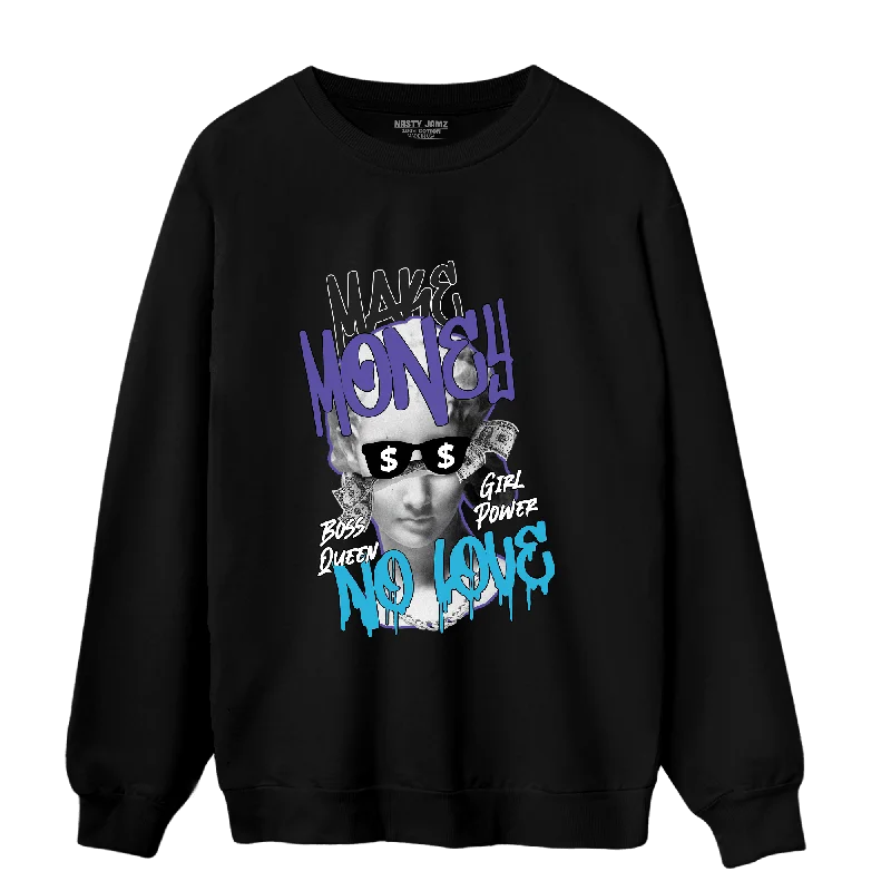 Oversized Unisex Apparel For Effortless Style Unbeatable Deals NastyJamz Aqua 6s Sweatshirt Match Make Money No Love Oversized Unisex Apparel For Effortless Style Unbeatable Deals NastyJamz Aqua 6s Sweatshirt Match Make Money No Love