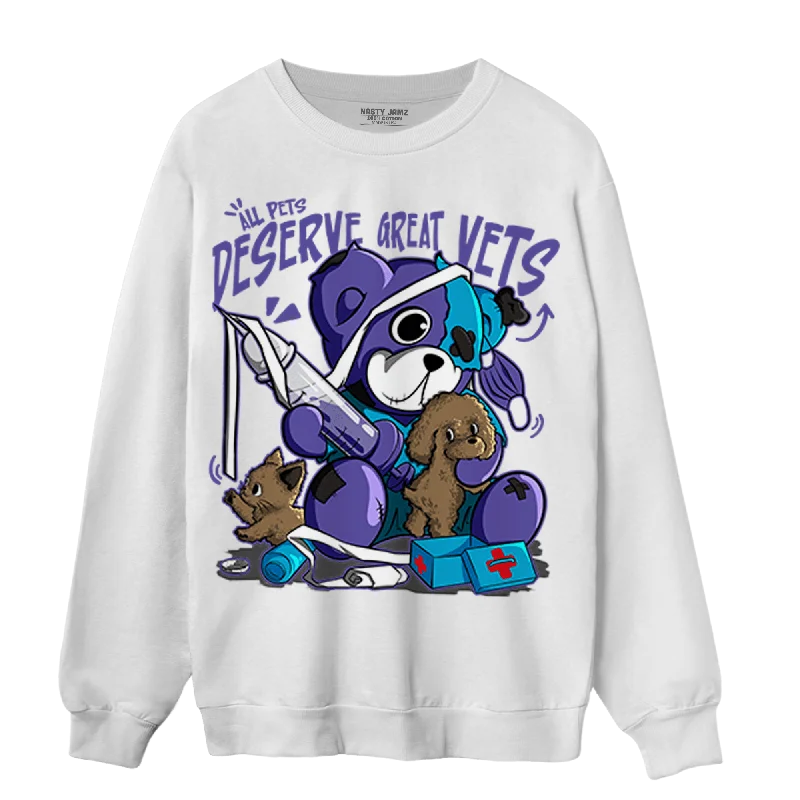 Versatile And Stylish Unisex Apparel Chic Style, Always In Vogue NastyJamz Aqua 6s Sweatshirt Match Veterinary BER