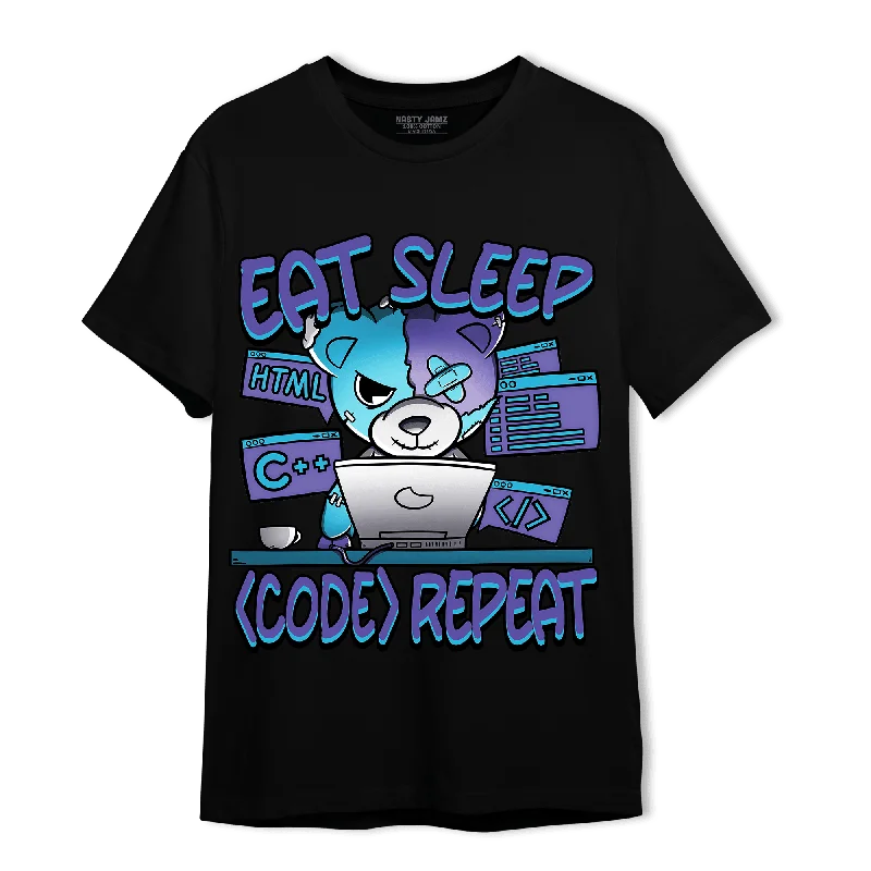 Comfortable Gender-Free Fashion Choices Insane Discount Onslaught NastyJamz Aqua 6s T-Shirt Match Eat Sleep Code BER Comfortable Gender-Free Fashion Choices Insane Discount Onslaught NastyJamz Aqua 6s T-Shirt Match Eat Sleep Code BER