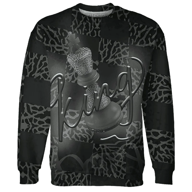 Stylish Unisex Outfit Ideas Budget Friendly NastyJamz Fear Pack 3s Sweatshirt Match Black King All-Over Print Stylish Unisex Outfit Ideas Budget Friendly NastyJamz Fear Pack 3s Sweatshirt Match Black King All-Over Print