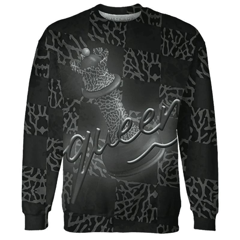 Comfortable And Stylish Unisex Outfits Feminine Style Promotions NastyJamz Fear Pack 3s Sweatshirt Match Black Queen All-Over Print Comfortable And Stylish Unisex Outfits Feminine Style Promotions NastyJamz Fear Pack 3s Sweatshirt Match Black Queen All-Over Print