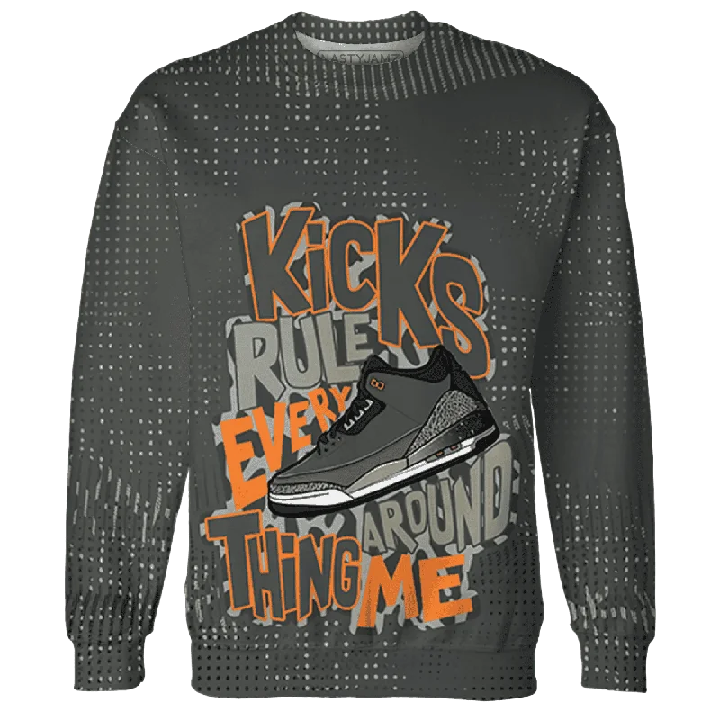 Unisex Everyday Fashion Essentials Hot Deals NastyJamz Fear Pack 3s Sweatshirt Match Kicks Rule All-Over Print Unisex Everyday Fashion Essentials Hot Deals NastyJamz Fear Pack 3s Sweatshirt Match Kicks Rule All-Over Print