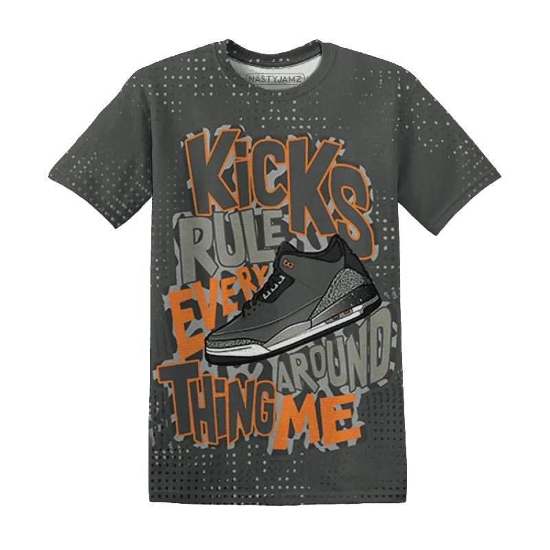 Sleek And Stylish Unisex Outerwear Timeless Elegance Sale NastyJamz Fear Pack 3s T-Shirt Match Kicks Rule All-Over Print Sleek And Stylish Unisex Outerwear Timeless Elegance Sale NastyJamz Fear Pack 3s T-Shirt Match Kicks Rule All-Over Print