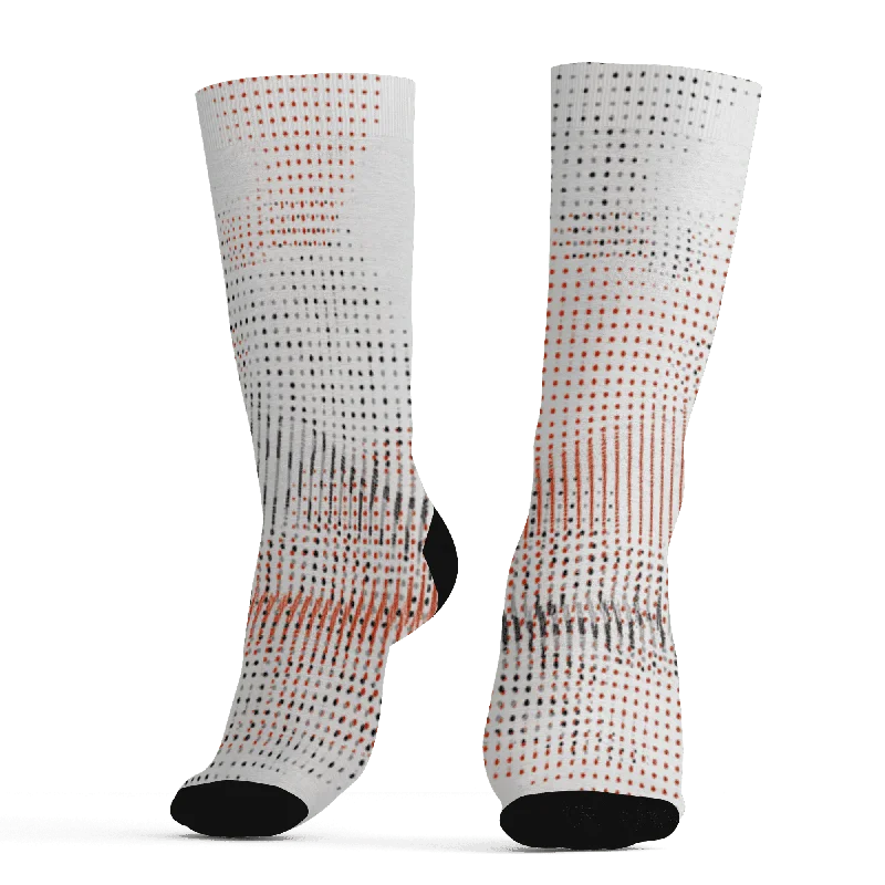 Chic And Contemporary Unisex Clothing Choices Comfort Meets Fashion NastyJamz Georgia Peach 3s Socks Match Kicks Rule All-Over Print Chic And Contemporary Unisex Clothing Choices Comfort Meets Fashion NastyJamz Georgia Peach 3s Socks Match Kicks Rule All-Over Print