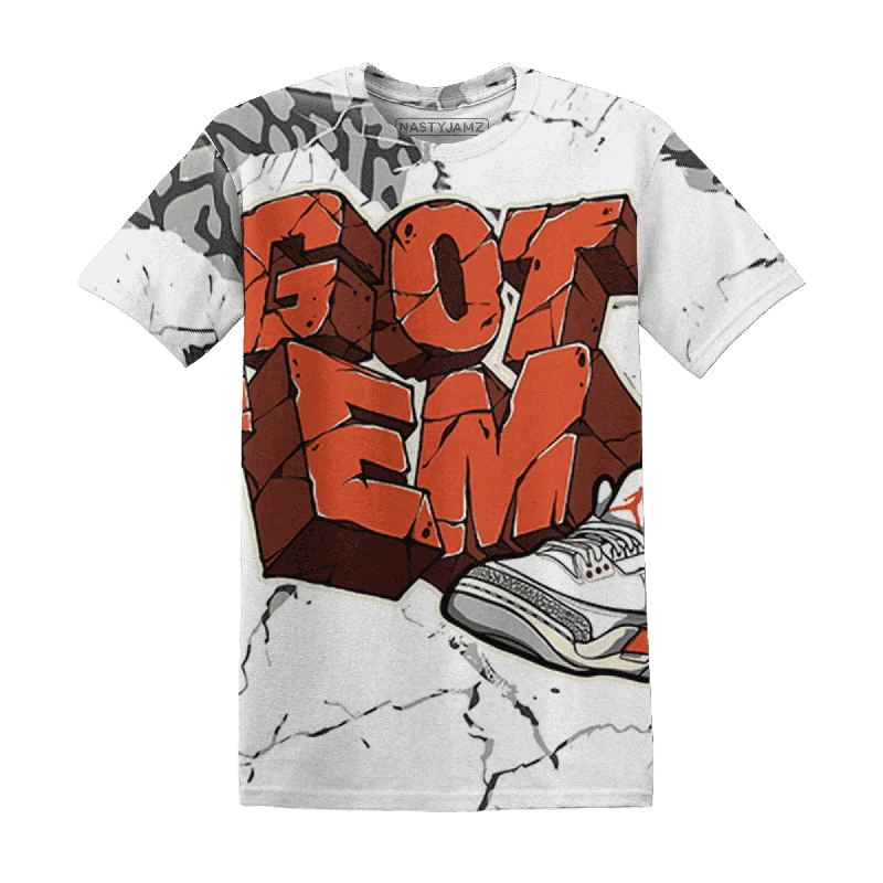 Sleek And Stylish Unisex Outerwear Essentials On Sale NastyJamz Georgia Peach 3s T-Shirt Match Got Em All-Over Print Sleek And Stylish Unisex Outerwear Essentials On Sale NastyJamz Georgia Peach 3s T-Shirt Match Got Em All-Over Print
