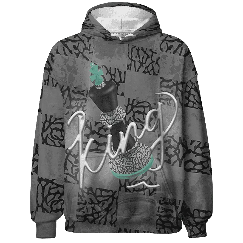 Urban Unisex Fashion Outfits Enjoy Discount NastyJamz Green Glow 3s Hoodie Match Black King All-Over Print Urban Unisex Fashion Outfits Enjoy Discount NastyJamz Green Glow 3s Hoodie Match Black King All-Over Print