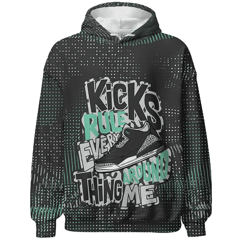 High-Quality Unisex Basics For All Occasions Stylish Statements NastyJamz Green Glow 3s Hoodie Match Kicks Rule All-Over Print High-Quality Unisex Basics For All Occasions Stylish Statements NastyJamz Green Glow 3s Hoodie Match Kicks Rule All-Over Print