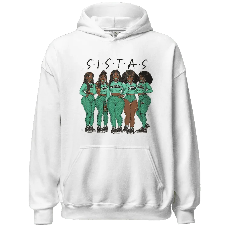 Unisex Everyday Fashion Essentials Stay Ahead In Style NastyJamz Green Glow 3s Hoodie Match Sistas Melanin Girl