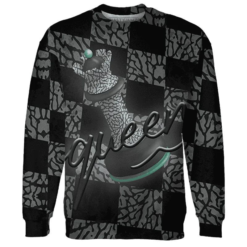 All-Season Unisex Clothing Collection Exclusive Fashion Deals NastyJamz Green Glow 3s Sweatshirt Match Black Queen All-Over Print All-Season Unisex Clothing Collection Exclusive Fashion Deals NastyJamz Green Glow 3s Sweatshirt Match Black Queen All-Over Print