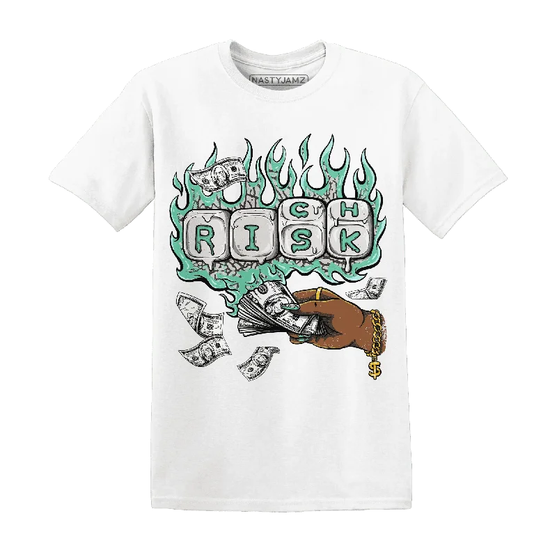 High-Quality Unisex Fashion Basics The Good Stuff NastyJamz Green Glow 3s T-Shirt Match Rich Or Risk High-Quality Unisex Fashion Basics The Good Stuff NastyJamz Green Glow 3s T-Shirt Match Rich Or Risk