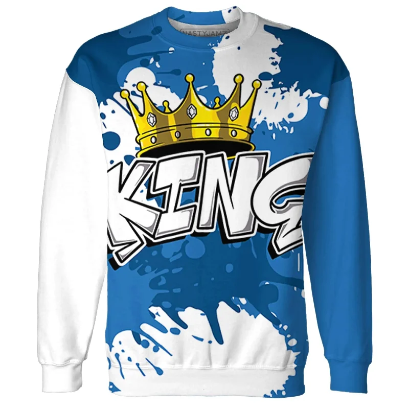 Oversized Unisex Fashion Pieces Fashionista Favorites NastyJamz Industrial Blue 4s Sweatshirt Match KING All-Over Print Oversized Unisex Fashion Pieces Fashionista Favorites NastyJamz Industrial Blue 4s Sweatshirt Match KING All-Over Print