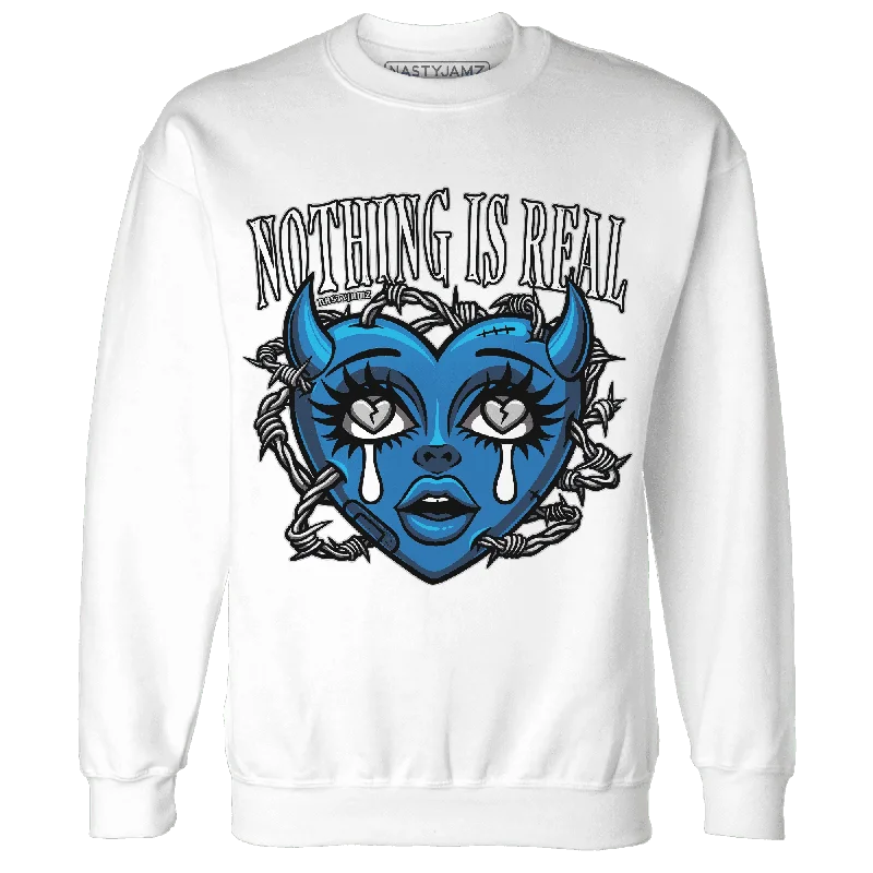 Gender-Neutral Clothing Styles Fashion Sale NastyJamz Industrial Blue 4s Sweatshirt Match Nothing Is Real Gender-Neutral Clothing Styles Fashion Sale NastyJamz Industrial Blue 4s Sweatshirt Match Nothing Is Real