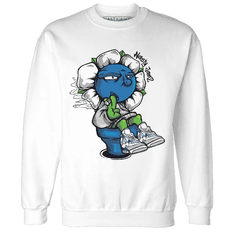 Functional And Stylish Unisex Outerwear Trend Forward Threads NastyJamz Industrial Blue 4s Sweatshirt Match Rebel Bloom Functional And Stylish Unisex Outerwear Trend Forward Threads NastyJamz Industrial Blue 4s Sweatshirt Match Rebel Bloom