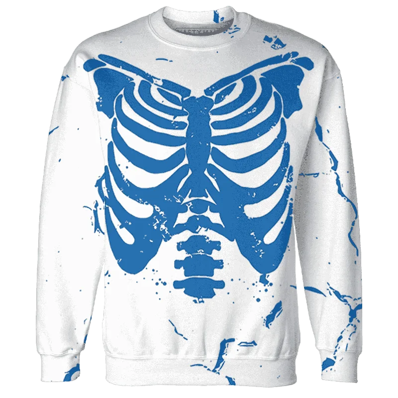 Minimalist Unisex Wardrobe Must-Haves Exclusive Discount NastyJamz Industrial Blue 4s Sweatshirt Match Skeleton Y2k All-Over Print Minimalist Unisex Wardrobe Must-Haves Exclusive Discount NastyJamz Industrial Blue 4s Sweatshirt Match Skeleton Y2k All-Over Print
