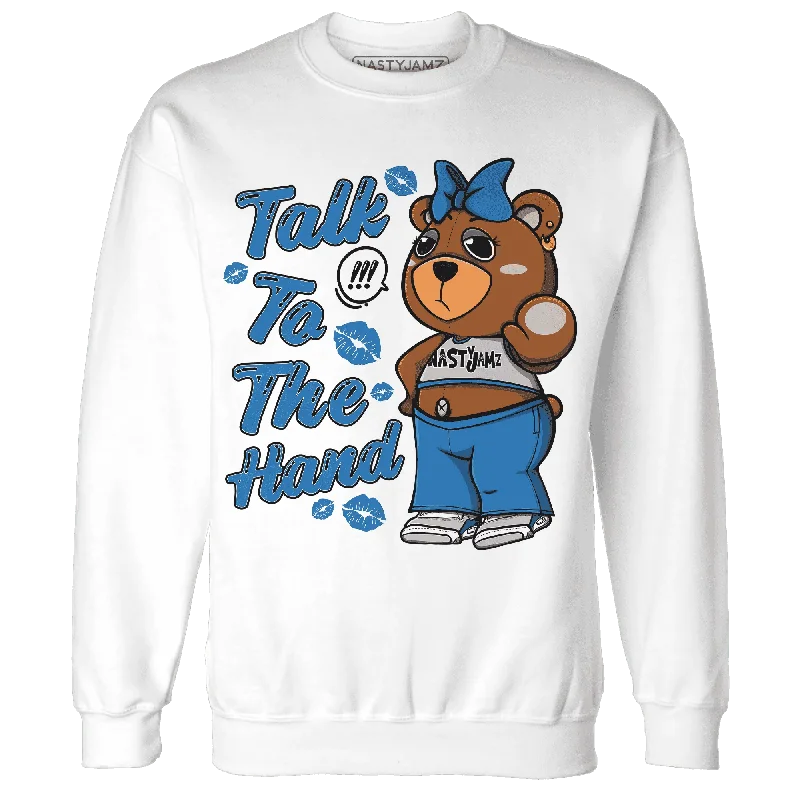 High-Quality Unisex Fashion Basics Casual Chic NastyJamz Industrial Blue 4s Sweatshirt Match Talk To The Hand BERNIE High-Quality Unisex Fashion Basics Casual Chic NastyJamz Industrial Blue 4s Sweatshirt Match Talk To The Hand BERNIE