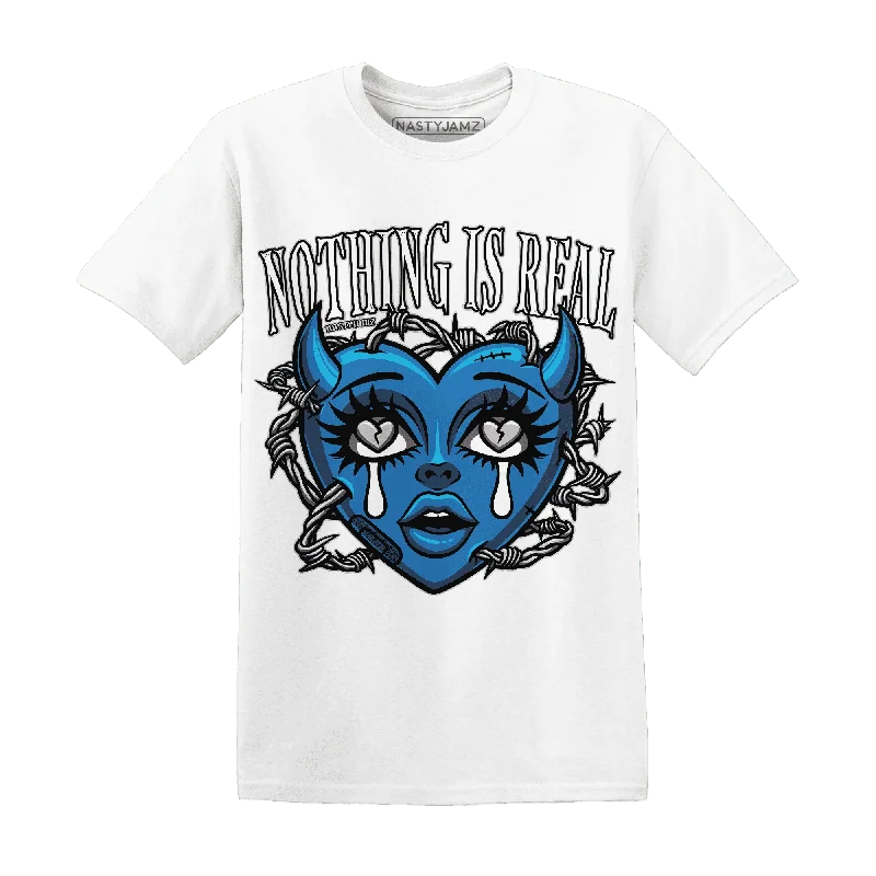 Bold And Trendy Gender-Neutral Outfits Fashion Forward NastyJamz Industrial Blue 4s T-Shirt Match Nothing Is Real Bold And Trendy Gender-Neutral Outfits Fashion Forward NastyJamz Industrial Blue 4s T-Shirt Match Nothing Is Real