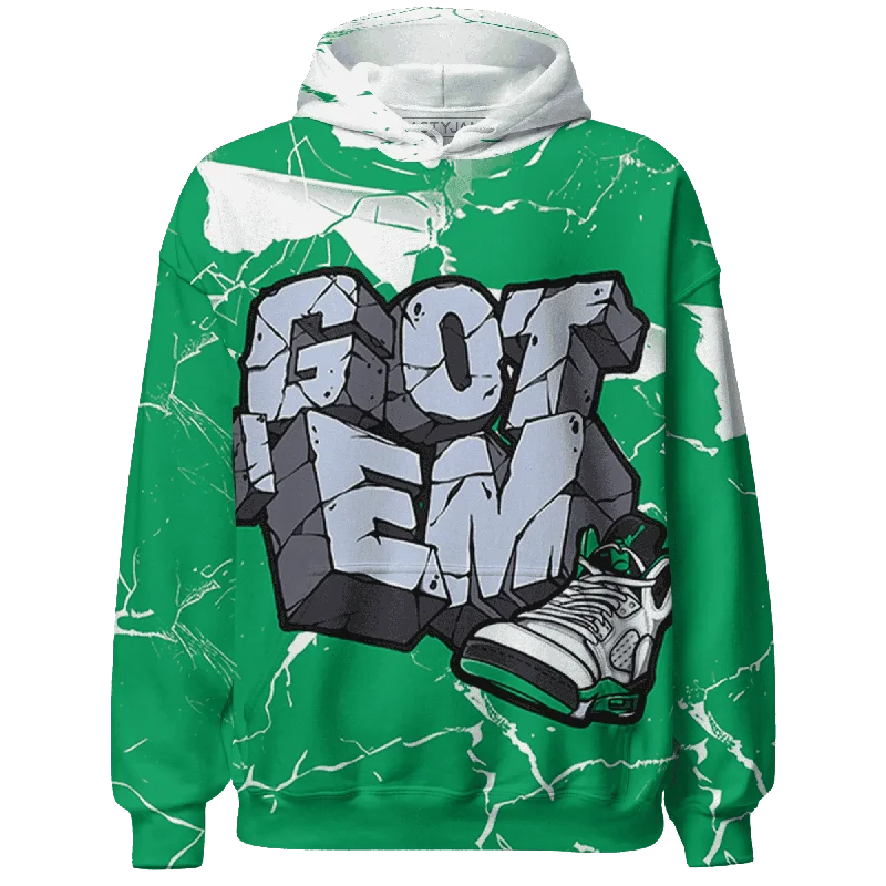Minimalist Unisex Wardrobe Must-Haves Fresh Fashion Discounts NastyJamz Lucky Green 5s Hoodie Match Got Em All-Over Print