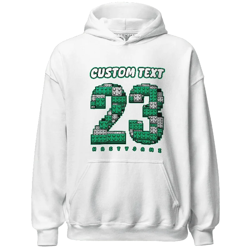 Urban Unisex Fashion Outfits Fashion Sale NastyJamz Lucky Green 5s Hoodie Match Number 23 Custom Text