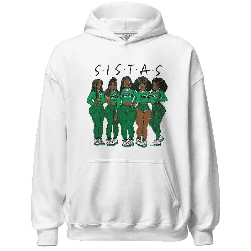 Modern Unisex Streetwear Outfits Fashion Frontiers NastyJamz Lucky Green 5s Hoodie Match Sistas Melanin Girl