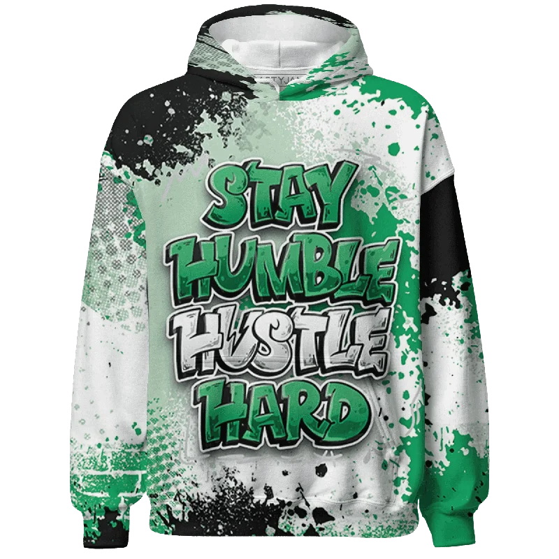 Chic And Casual Unisex Fashion Trends Sustainable Fashion Extravaganza NastyJamz Lucky Green 5s Hoodie Match Stay Humble Hustle Hard All-Over Print Chic And Casual Unisex Fashion Trends Sustainable Fashion Extravaganza NastyJamz Lucky Green 5s Hoodie Match Stay Humble Hustle Hard All-Over Print