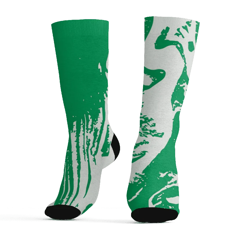 Classic And Timeless Unisex Style Best-Sellers NastyJamz Lucky Green 5s Socks Match Hustle All Day All-Over Print Classic And Timeless Unisex Style Best-Sellers NastyJamz Lucky Green 5s Socks Match Hustle All Day All-Over Print