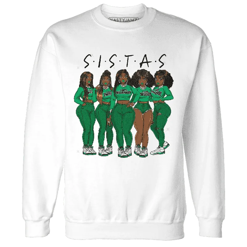 Sustainable Gender-Neutral Apparel Trend Forward Threads NastyJamz Lucky Green 5s Sweatshirt Match Sistas Melanin Girl Sustainable Gender-Neutral Apparel Trend Forward Threads NastyJamz Lucky Green 5s Sweatshirt Match Sistas Melanin Girl